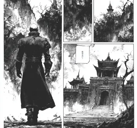 悬疑题材漫画《暗巷》封面